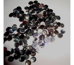 300 Schmucksteine rund black Diamant (rauch)